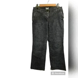 P7007 loft stretch medium wash straight leg jeans size 8